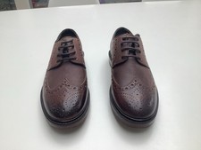 Barbour Men's Brown Leather NEW  Brogue Shoes Uk Size 8 Tan