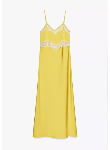 Zara lace trim camisole - trim, midi