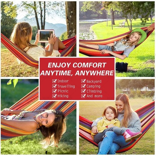 Camping hammock canvas hanging - camping,