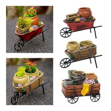 Cart Flower Pot Flowerpot