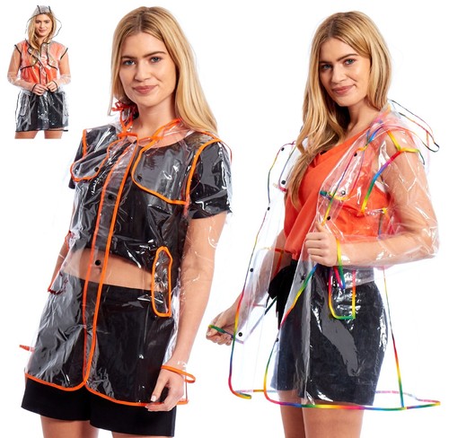 Womens clear raincoat - womens, ladies