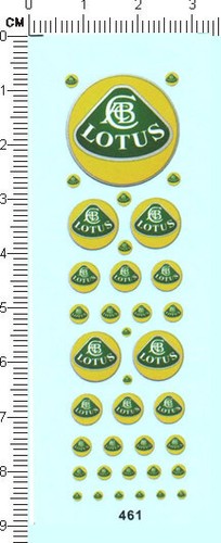 Water slide decals - slide, different