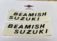 Beamish Suzuki Tank Decals