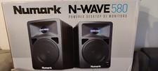 Numark N-Wave 580 Compact Powered Desktop DJ Monitors (Pair) 