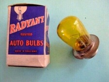 24 volt 44 watt BPF Yellow bulb Bus Lorry Commercial Vintage Classic Lucas 601