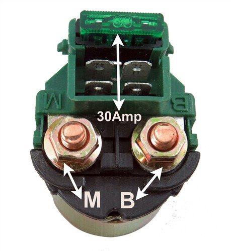 Starter solenoid relay - starter,