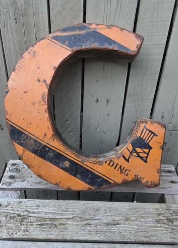 Letter vintage reclaimed - letter, tin