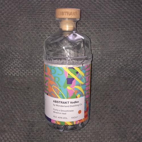 Abstrakt vodka bottle empty - abstrakt,