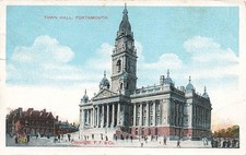Town Hall Portsmouth Postcard