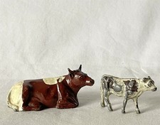 2 Mixed Vintage Painted Lead