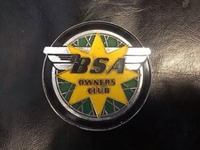 BSA owners club badge