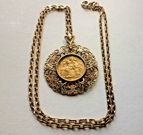 22ct gold george full - gold,