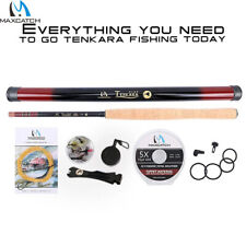 Maxcatch Tenkara Rod Combo Complete Kit 10/11/12/13ft 7:3 Action Fly Fishing Rod