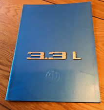 BMW Brochure 3.3l 3.3 L  Sales