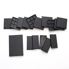 Warhammer - 10x 40mm Square Bases, 5x 50mm + 1x 75mm Games Workshop + others GW