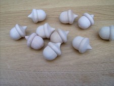 15x  WOOD, WOODEN ACORNS, 1