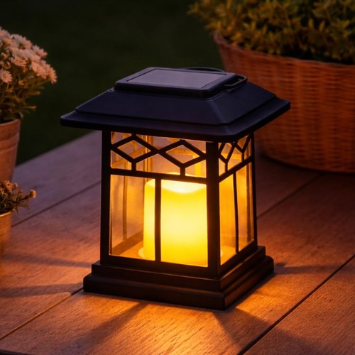 Solar flickering amber - solar,