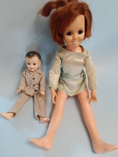Dolls Ideal Crissy Growing Hair Doll 1966 & Vogue 'Jeff' Doll / Toys  (B2615)