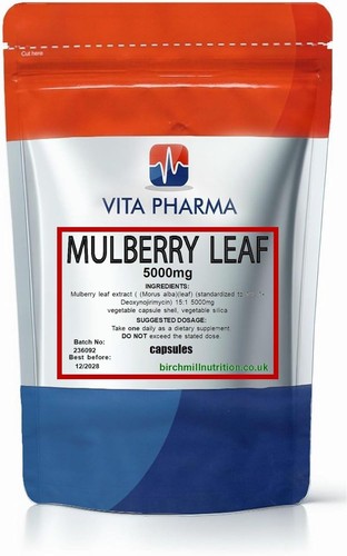 Mulberry leaf 5000mg capsules - leaf,