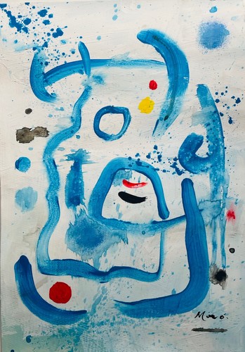 Miro joan original painting - miro,