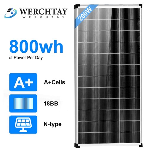 200w solar panel 12volt mono - 200w,