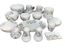 Crown Staffordshire. Christmas Rose Design Various  Pieces Cups Bowls More