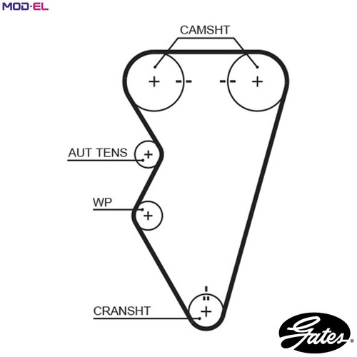 Timing belt 5497xs for land - belt,