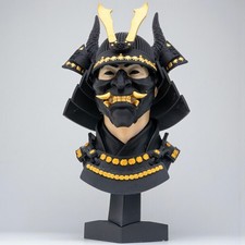 Samurai warrior bust 3d - bust,