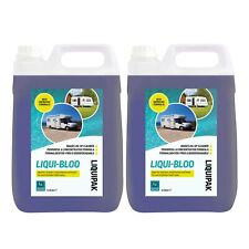 Blue Toilet Chemical 10L - Liqui-Bloo Fluid Bowl Cleaner for Caravan & Motorhome