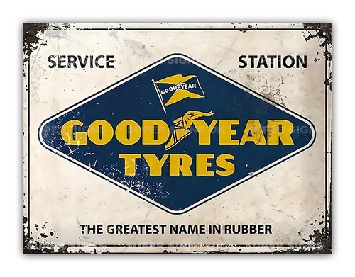 Retro style goodyear tyres - style,