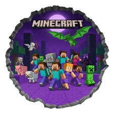Minecraft Wall Sticker 63 cm