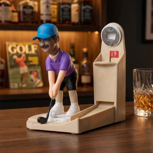 Bottle opener golf - -, golf-shaped