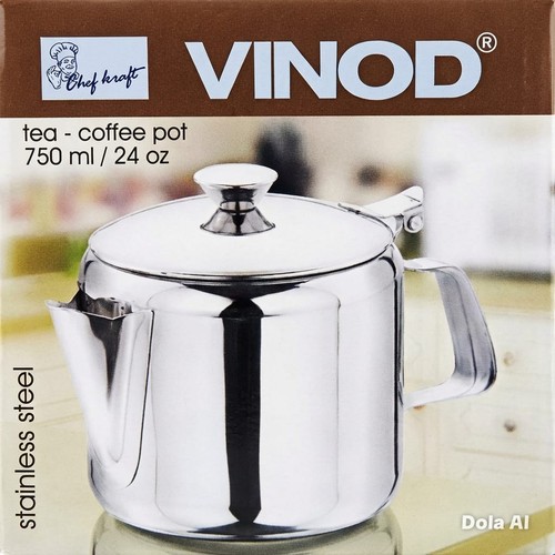Vinod stainless steel teapot - steel,