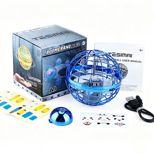 Led flying orb ball toy - led,