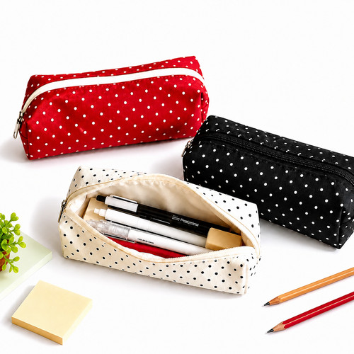 Polka dot pencil - pencil, case