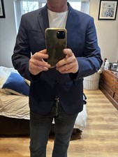 Zara Men's Blue Suit Jacket