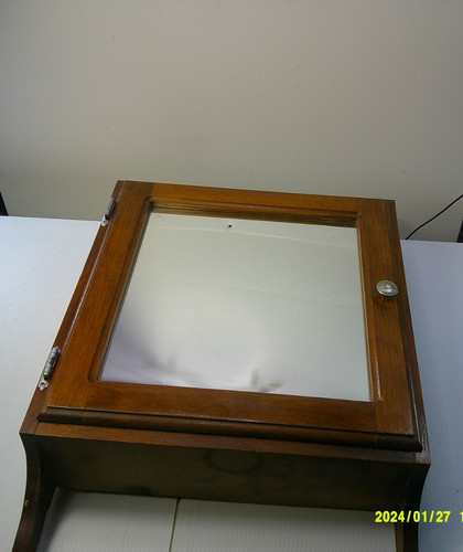 Antique solid wood medicine - wood,