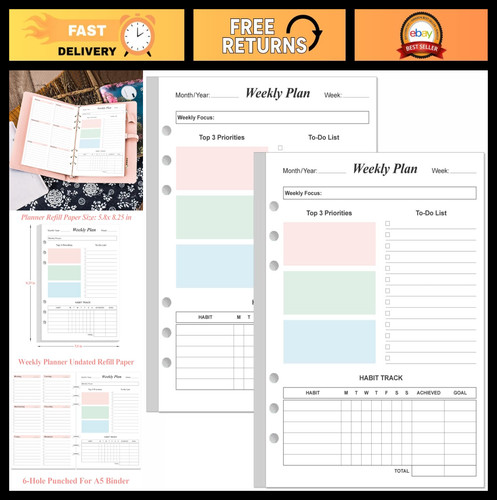 Pack weekly planner - weekly,
