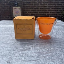 Veuve Clicquot Champagne  Ice Bucket Cooler in Trendy orange collectible boxed