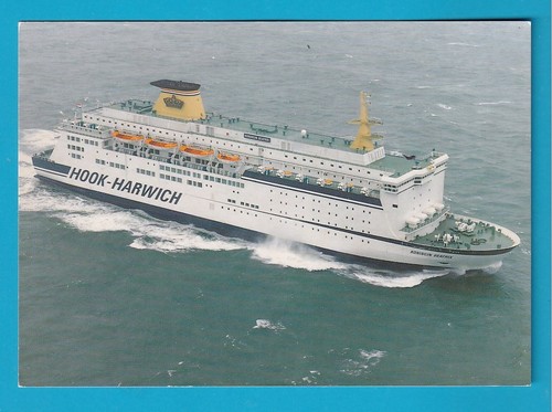 Original postcard ferry - original, hook