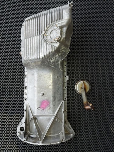 Oil pan with - with,