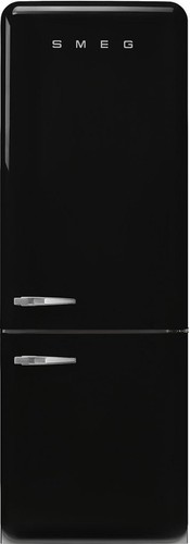 Smeg fridge freezer black - smeg,