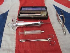 Vintage Medical Instruments, Balco Glass Syringe, Reynolds Branson etc