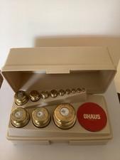 OHAUS 'STOW-A-WEIGH' Weights Set Boxed  1-500gms 12 In Set