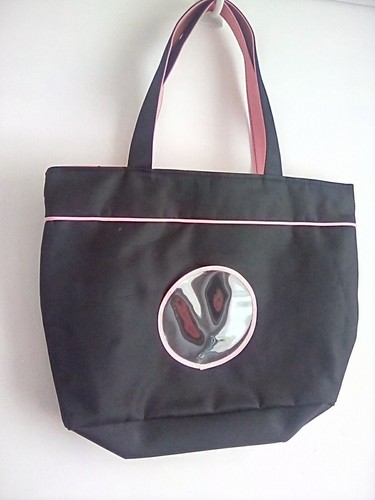 Russ black pink tote - tote, bag