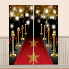 Prom Party Decoration Red Carpet Premiere Hollywood Scene Setter Photo Backdrop