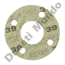 Exhaust silencer can gasket