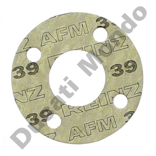 Exhaust silencer can - , gasket