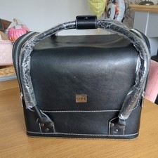 OPI Professional Black Leather Nail Polish Bottle Storage Bag Holder Travel Case