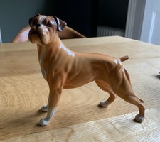 Beswick Boxer Dog Light Tan